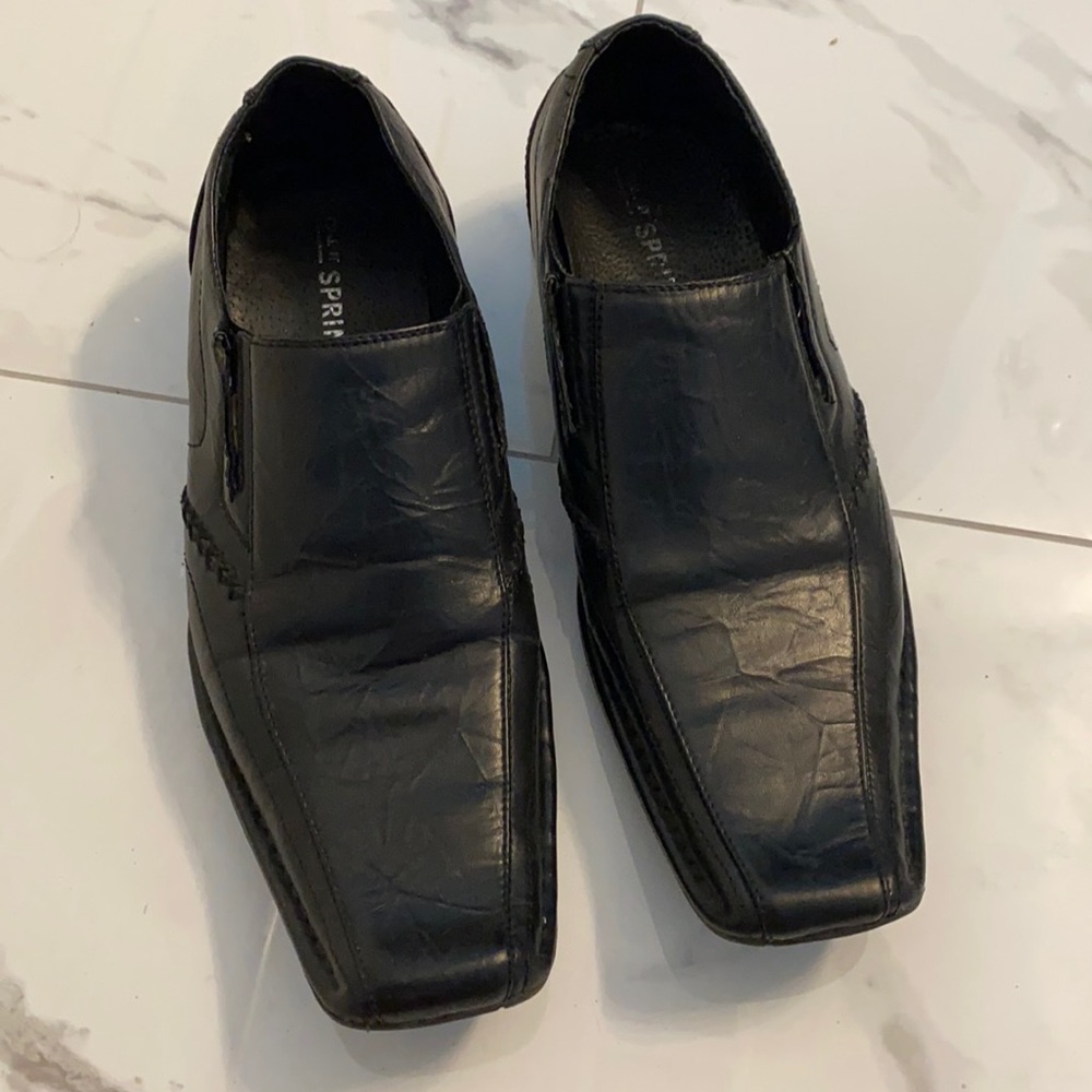Call It Spring black leather shoes men’s.